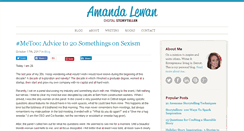 Desktop Screenshot of amandalewan.com